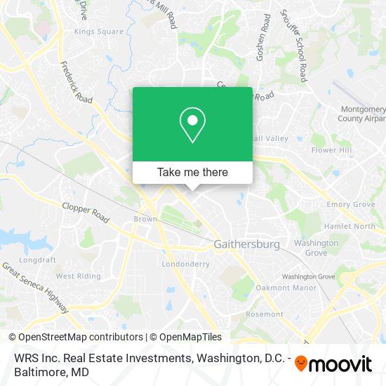 Mapa de WRS Inc. Real Estate Investments