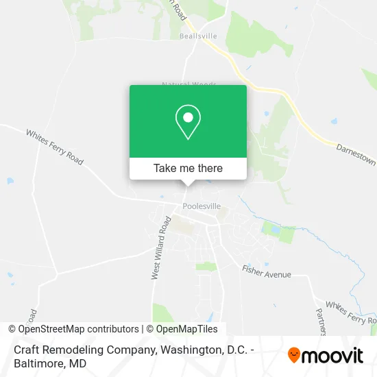 Craft Remodeling Company map