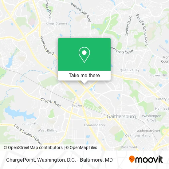 Mapa de ChargePoint