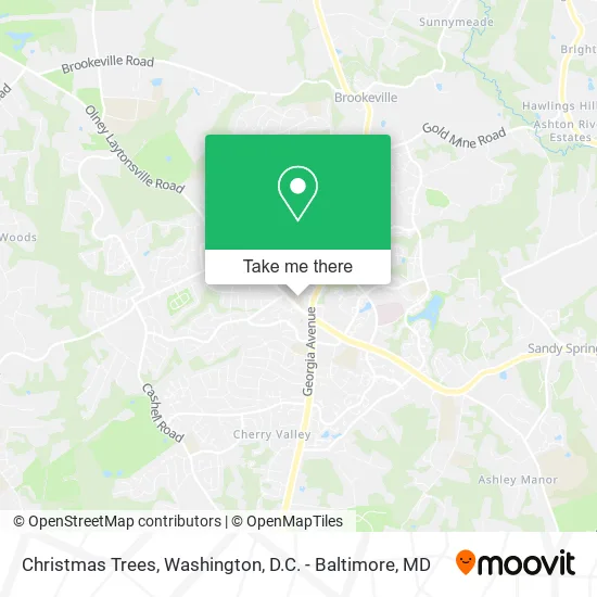 Mapa de Christmas Trees