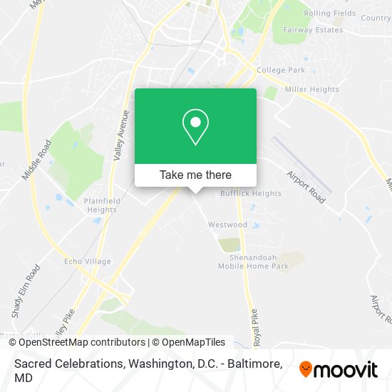 Sacred Celebrations map