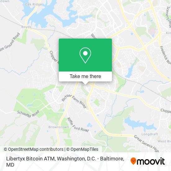 Mapa de Libertyx Bitcoin ATM