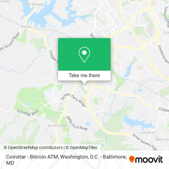 Mapa de Coinstar - Bitcoin ATM