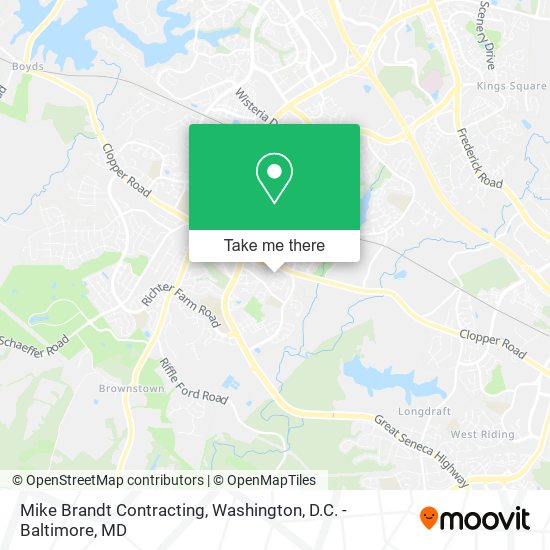 Mike Brandt Contracting map