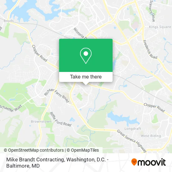 Mike Brandt Contracting map