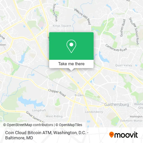 Coin Cloud Bitcoin ATM map