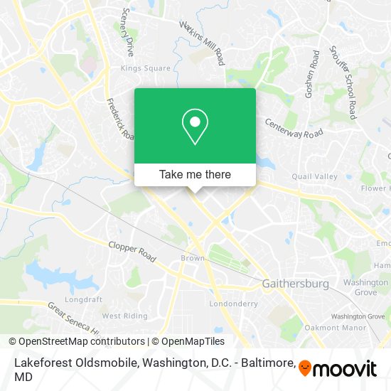 Mapa de Lakeforest Oldsmobile