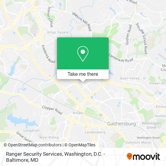 Mapa de Ranger Security Services