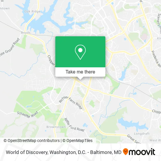 World of Discovery map