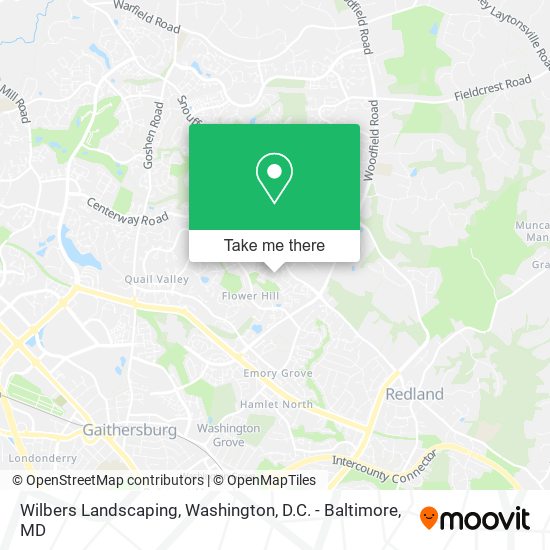 Wilbers Landscaping map