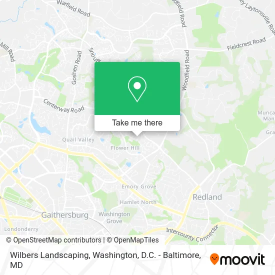 Wilbers Landscaping map