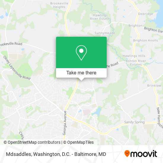 Mdsaddles map