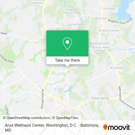 Arya Wellness Center map