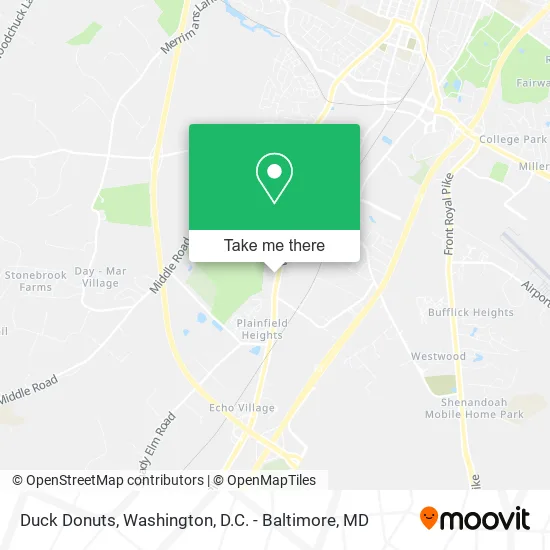 Duck Donuts map
