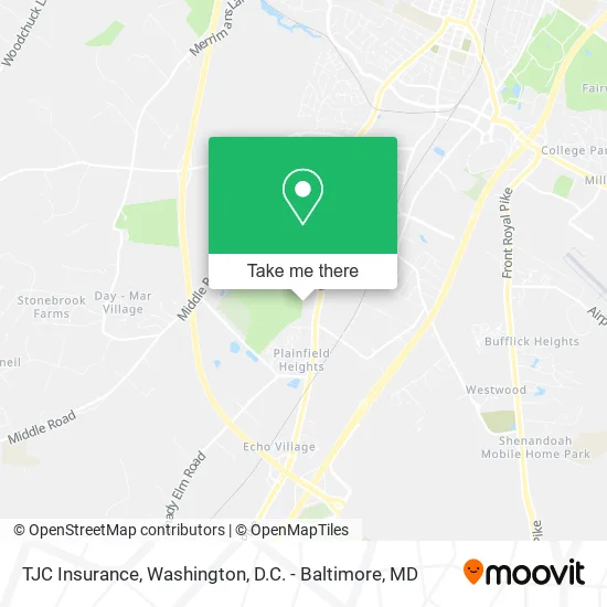 TJC Insurance map