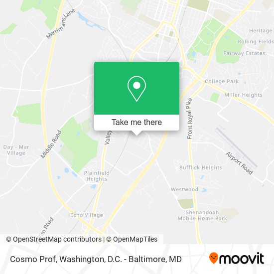 Cosmo Prof map