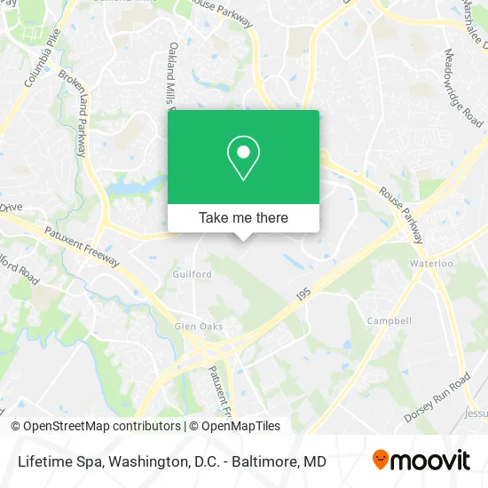 Mapa de Lifetime Spa