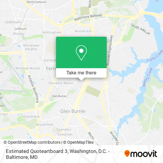 Estimated Quoteartboard 3 map