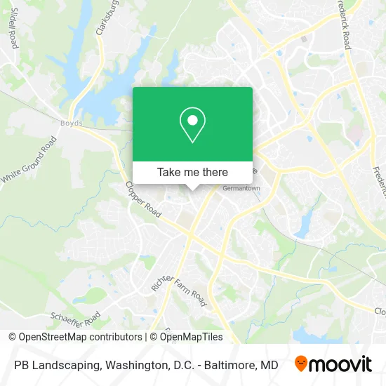 PB Landscaping map