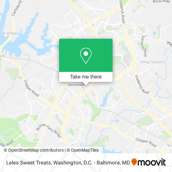 Leles Sweet Treats map