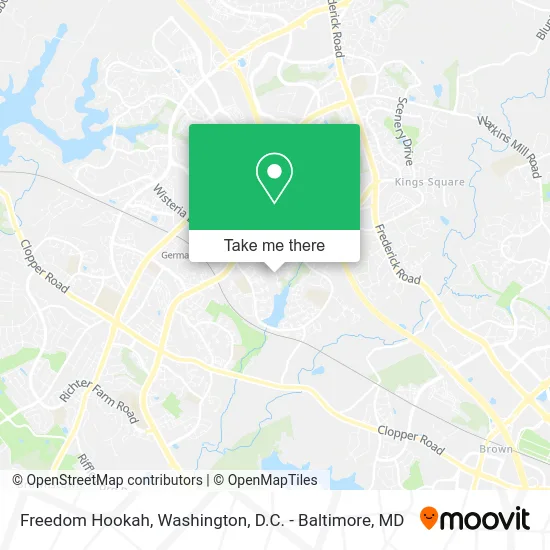 Freedom Hookah map