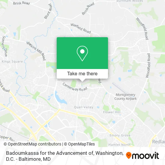 Badoumkassa for the Advancement of map