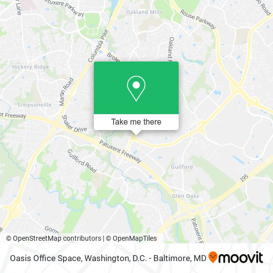 Mapa de Oasis Office Space