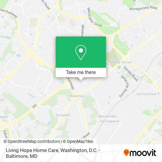 Mapa de Living Hope Home Care