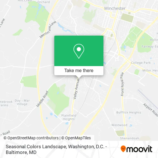 Seasonal Colors Landscape map