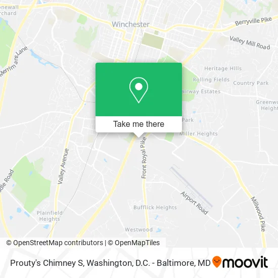 Prouty's Chimney S map