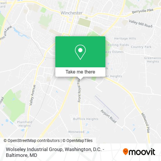 Wolseley Industrial Group map