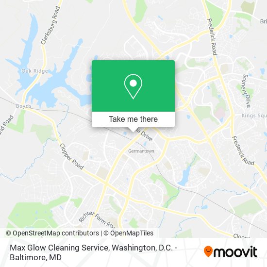 Mapa de Max Glow Cleaning Service