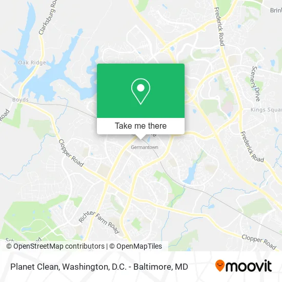 Planet Clean map