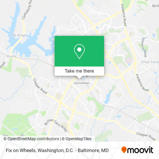 Fix on Wheels map