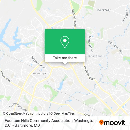 Fountain Hills Community Association map