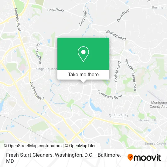 Fresh Start Cleaners map
