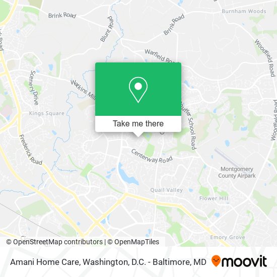 Amani Home Care map