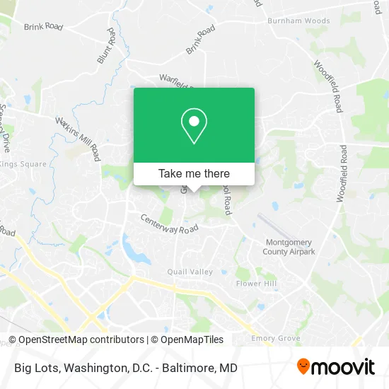 Big Lots map