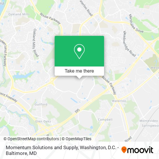 Momentum Solutions and Supply map