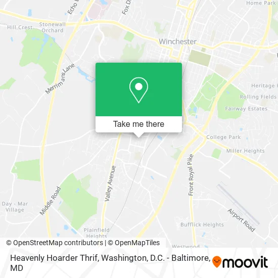 Heavenly Hoarder Thrif map