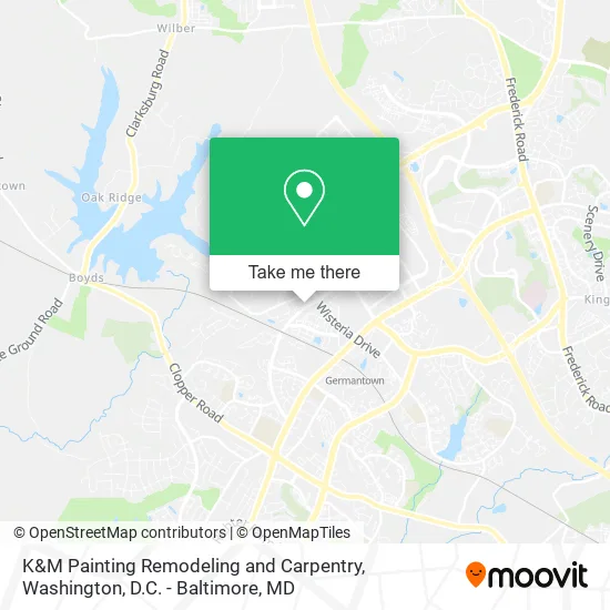 K&M Painting Remodeling and Carpentry map
