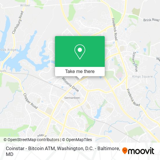 Mapa de Coinstar - Bitcoin ATM