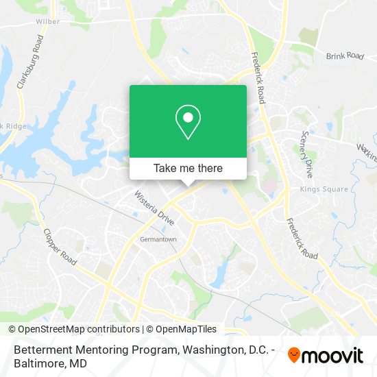 Mapa de Betterment Mentoring Program