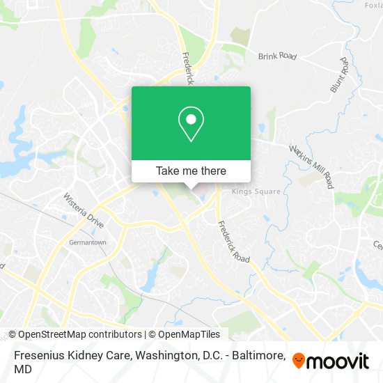 Fresenius Kidney Care map