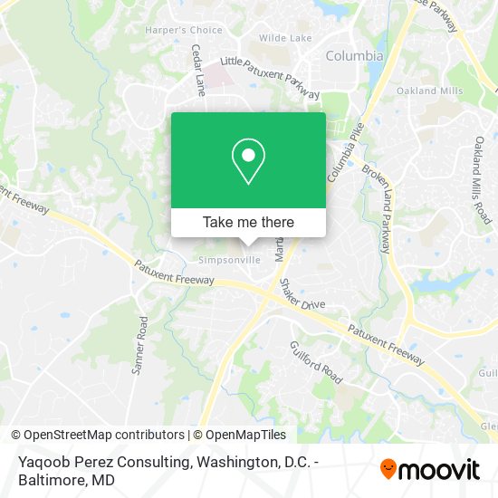 Yaqoob Perez Consulting map