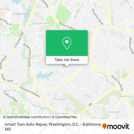 smart Turn Auto Repair map