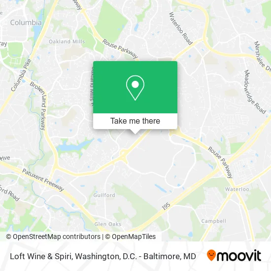 Loft Wine & Spiri map