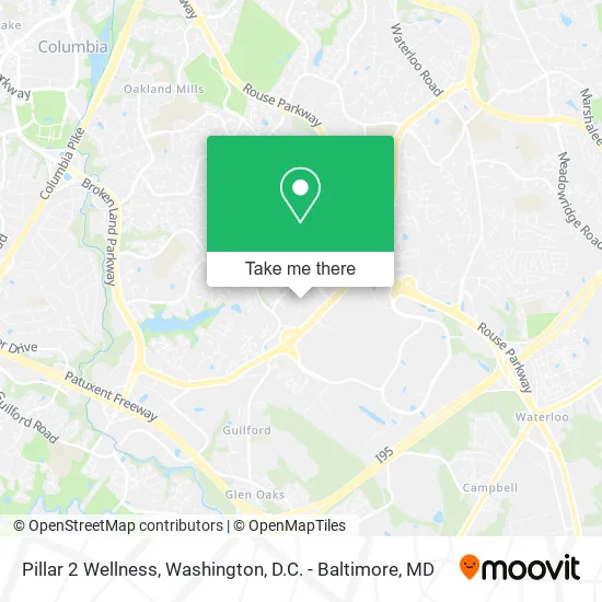 Mapa de Pillar 2 Wellness