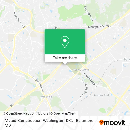 Matadi Construction map