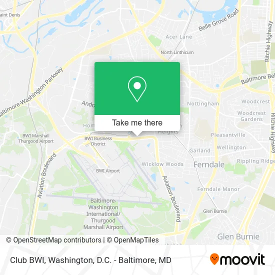 Club BWI map